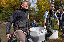 Erstes Bezirks-Abfischen ein voller Erfolg Erstes Bezirks-Abfischen ein voller Erfolg