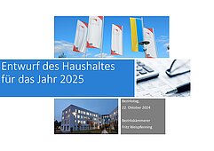 Haushaltsentwurf 2025 nicht ausgeglichen